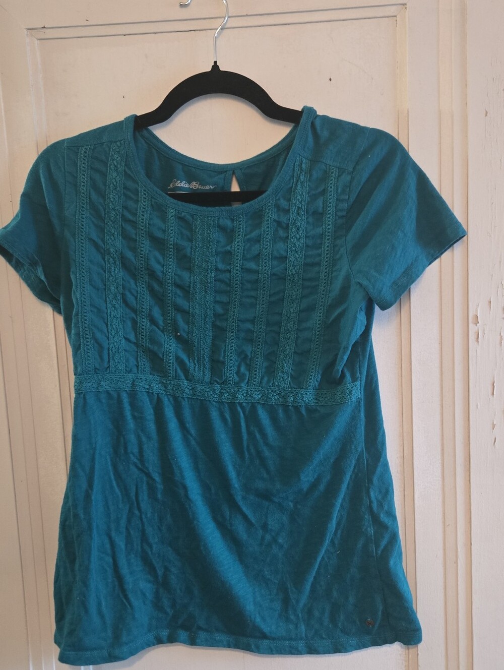 Eddie Bauer Size Small Teal Top